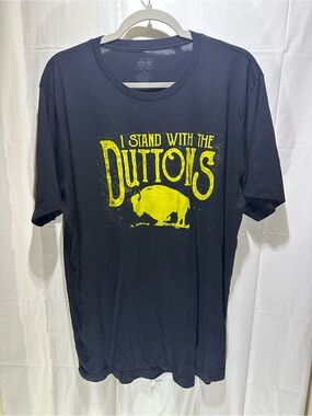 Texas True Threads Mens XL I Stand With The Duttons Tee